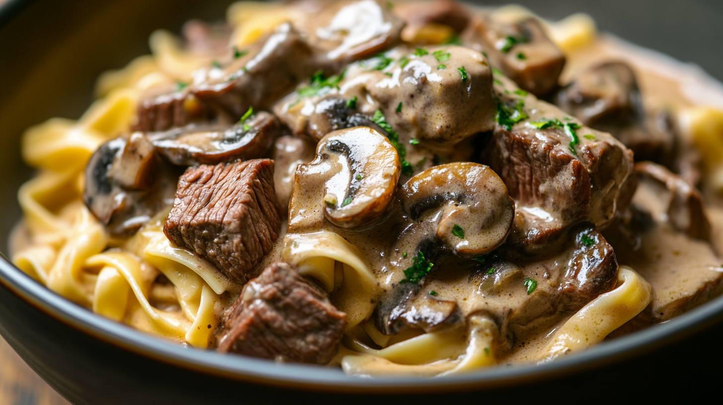 Beef Stroganoff