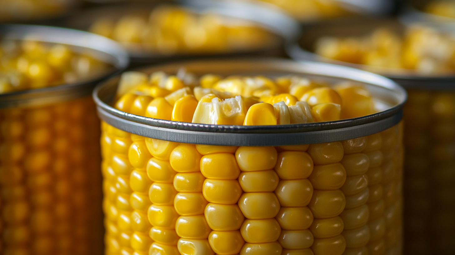 Canned corn